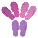 Fashion 12 Pair Disposable Foam Slippers High Quality Foam Pedicure Slippper FT