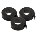 1.5cm Wide Pu Leather Strap For Garment Craft DIY Embellishments Set Of 3