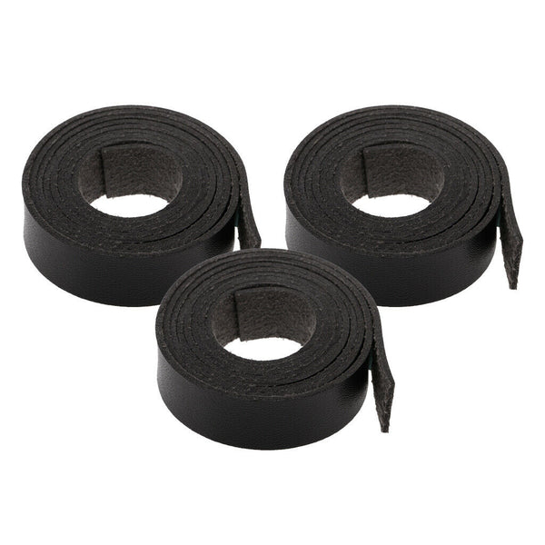 1.5cm Wide Pu Leather Strap For Garment Craft DIY Embellishments Set Of 3