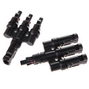 Practical  Waterproof Three-in-one Solar Panel PV Cable Four-way Connector