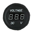 12V-24V Automobile Car LED Digital Volt Gauge Voltmeter Socket Waterproof Meter