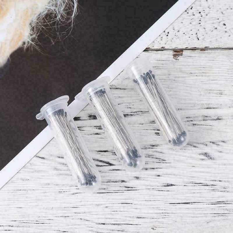 100x  Steel Insect Pins Specimen for School Lab Entomology Dissection Suppl J2A2