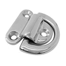 Folding Pad Eye Deck Lashing Ring Staple Cleat Anchor Point for Trailer Boat RV