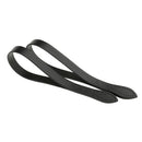 2x PU Leather Handles Handbag Shoulder Bag Accessories Short Strap Black