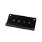 Iron 4 String Guitar Bridge Baseplate for Bass Guitar Replacement Parts