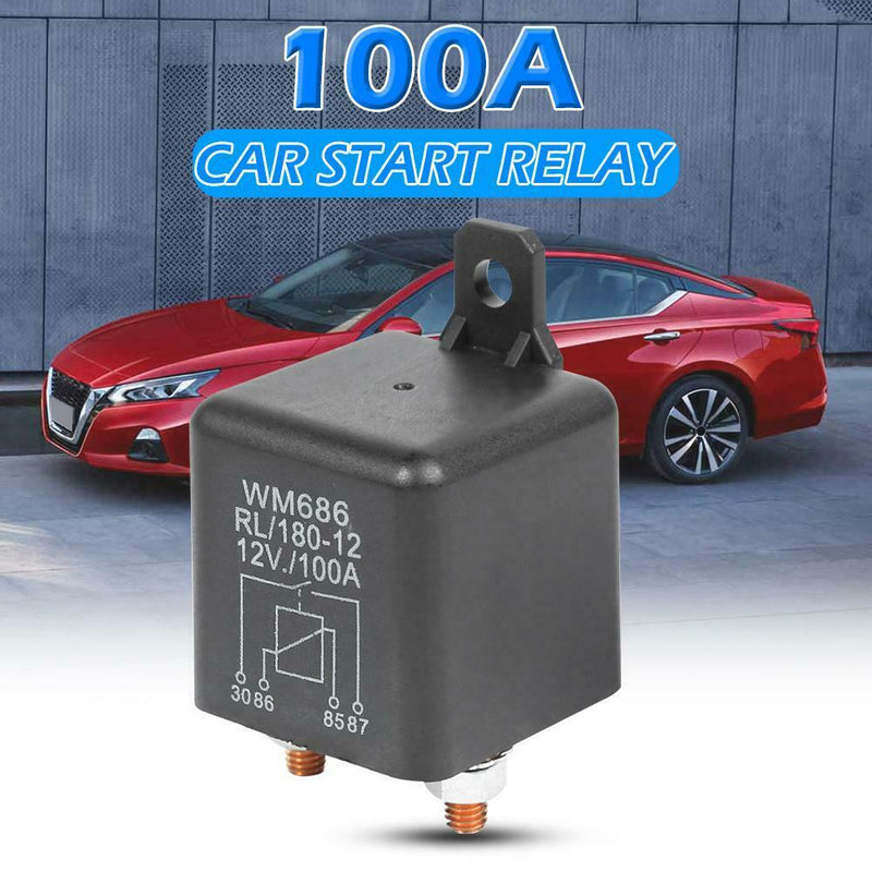 12V DC 100 Amp Heavy Duty Split Charge/Winch Relay for Car Van Boat 4 Pin