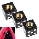 4pcs Car Truck Motor Bicyle Dice Tyre Tire Wheel Stem Air Valve Dust Caps Cosy