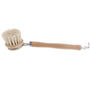 Household Wooden Long Handle Pan Pot Brush Dish Bowl Washing Cleaning BrushOZ