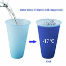 5 Cups Color Changing Cold Reusable Temperature Color Changing Cup