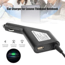 Laptop Car Charger 90W 20V 4.5A Power Adapter for Lenovo Thinkpad Notebook A