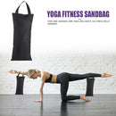 2pcs Yoga Fitness Empty Sandbag Dance Training Weighted Sand Bag (Black)