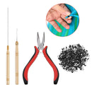500x Micro Link Rings Beads Plier Hook Pulling Needle Tools  1
