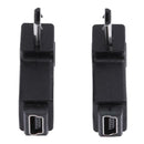 2pcs 90 Degree Mini USB Female to Micro USB Male Adapter Connector