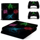 Vinyl Skin Stickers Covers for Sony PS4 PlayStation 4 and 2 Controller Skins