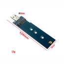 M.2 SSD To USB 3.0 Adapter Card 5 Gbps For M.2 SSD M.2 Key B Type