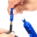 Metal MTB Road Bike Schrader Presta Valve Core Removal Wrench Tool Screwdriver