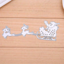 Santa Sled Metal Cutting Die Stencil DIY Scrapbooking Album Embossing Craft A