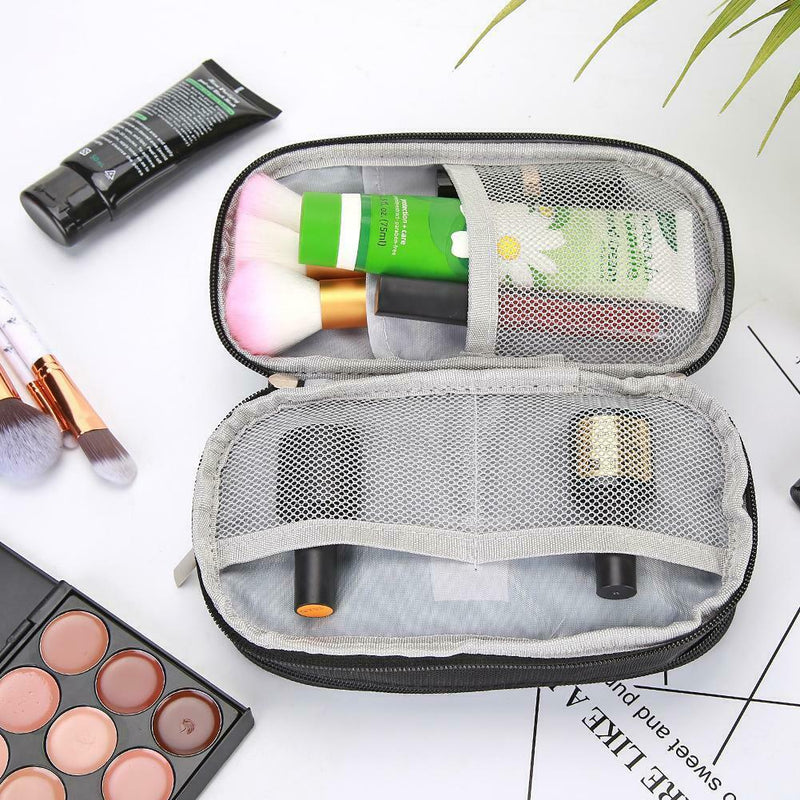 Student Simple Black Oxford Large Capacity Bag Stationery Creative Cosmetic Case