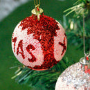 The new 3pcs Christmas ball Christmas scene with Christmas tree decoration
