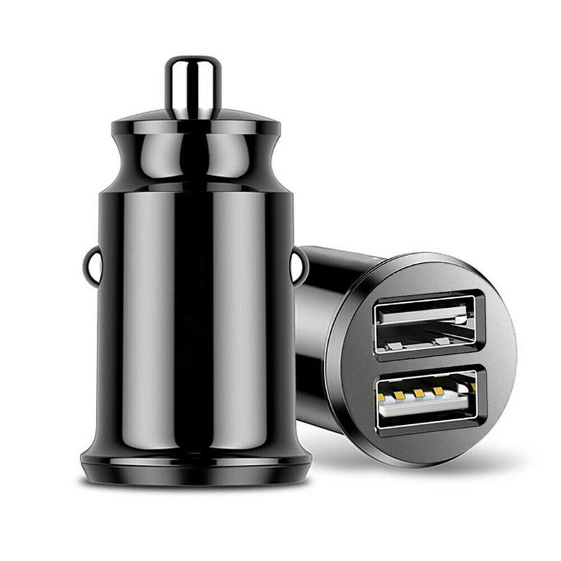Mini Dual USB Car Charger Twin 3.1A 12V Universal Lighter Socket Adapter Plug