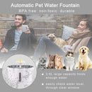 Cat Water Fountain, 2.6L/88Oz Dog Water Fountain, Flower Drinking Water Fou