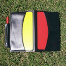 Soccor Referee Penalty Pencil Wallet Pad Yellow Red Notebook Card Kit Sport L3Z8