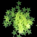 100pcs Star Fluorescent Wall Stickers Children Room Luminous Decals Decor