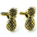 Fruit Pineapple Cuff Links Golden Luxury Metal Cufflinks Men'S Fashion Shir F1Z7