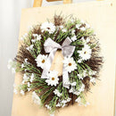 Front Door Wreath Artificial Floral Decorative Front Door Wreath