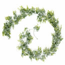 195CM Artificial Plastic Eucalyptus Garland Long Leaf Plants Greenery Home Decor