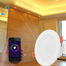 1X(Wifi Smart Downlight Led Voice Control App Remote Control Timing Bulb Wo