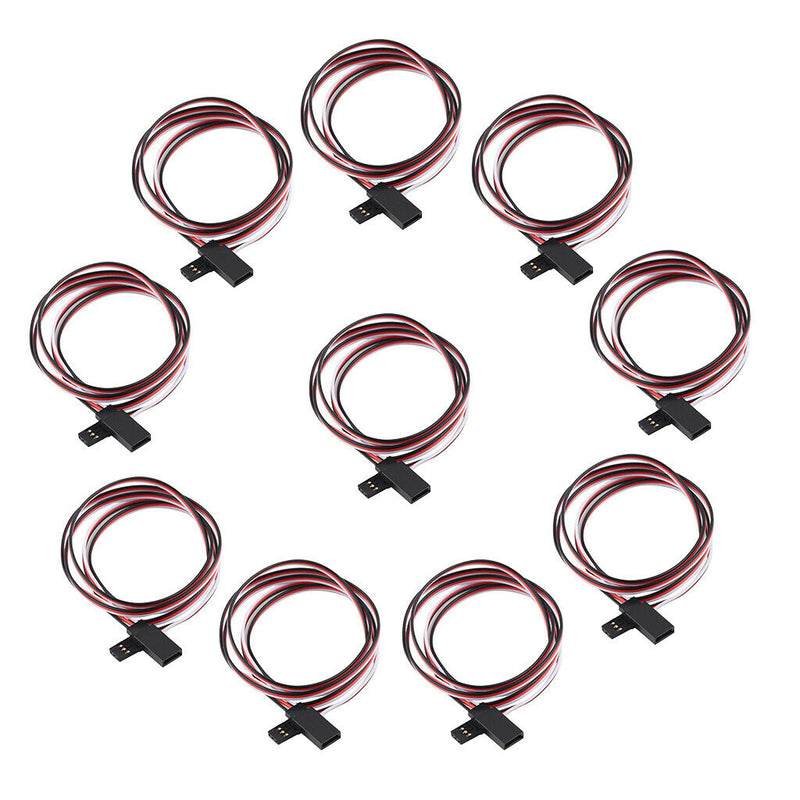 10Pcs 1 meter RC Servo Extension Cord Lead Wire Cable for RC Car Truck Plane