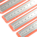 5 PCS Dual Side Marked 15cm 6 inch Stainless Steel Straight Ruler New ME