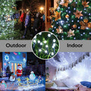 100LED 12m Solar Power Fairy String Light Garden Decorative Lamp (White)