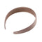 Solid Color Hair Hoops Simple Headband Women Girls Wide Hairband (Beige)