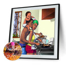 Art Happiness Family Kit DIY 5D Diamond Painting Full Round Drill Picture