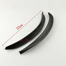 4x Carbon Fiber Fender Flares Arch-Wheel Eyebrows Protector Strip 25cm+32cm