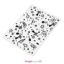 1pc Holiday Fireworks Plastic Embossing Folder For Scrapbook DIY Album Card
