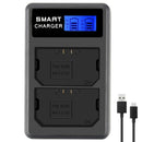 NP-FZ100 Battery Dual Slot Charger USB Input Portable For Sony Alpha 9 A9 9R
