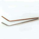 5pcs Set Reusable Metal Steel Drinking Straws with Cleaning Brush