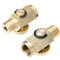 1/4'' NPT Inline Regulator Solid Brass Compressed Air Valve Pressure Tackle