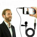 New Clip On Lapel Microphone Hands Free Wired Condenser Lavalier Mic Mini C P6Z7