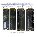 1x PCI-E x4 M.2 NGFF to SSD adapter card for macbook air A1465 A1466 A1398 A15MO