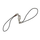 15 Pcs Black Coil Strap Lobster Clasp Mobile Phone Key String