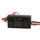 Motorcycle Car Plastic 100A Brake LED Flash Flasher Light Flashing Controller