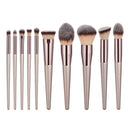 10x Kabuki Makeup Brushes Make Your Eye Makeup 360 Degrees Without Dead Ends,