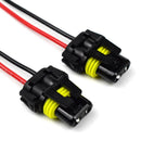 Bulb Sockets Female Adapter 10pcs 9005 9006 Connector for Headlight Fog Lamp