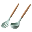 Silicone Colander/Soup Spoon Utensils Set  Resistant