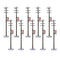 10Pcs Standard 1:87 Mini Electric Line Pole For Train Park Layout HO Scale