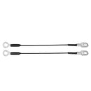 Pair Tailgate Liftgate Cable Hitch Strap For Chevrolet GMC C/K Full Size